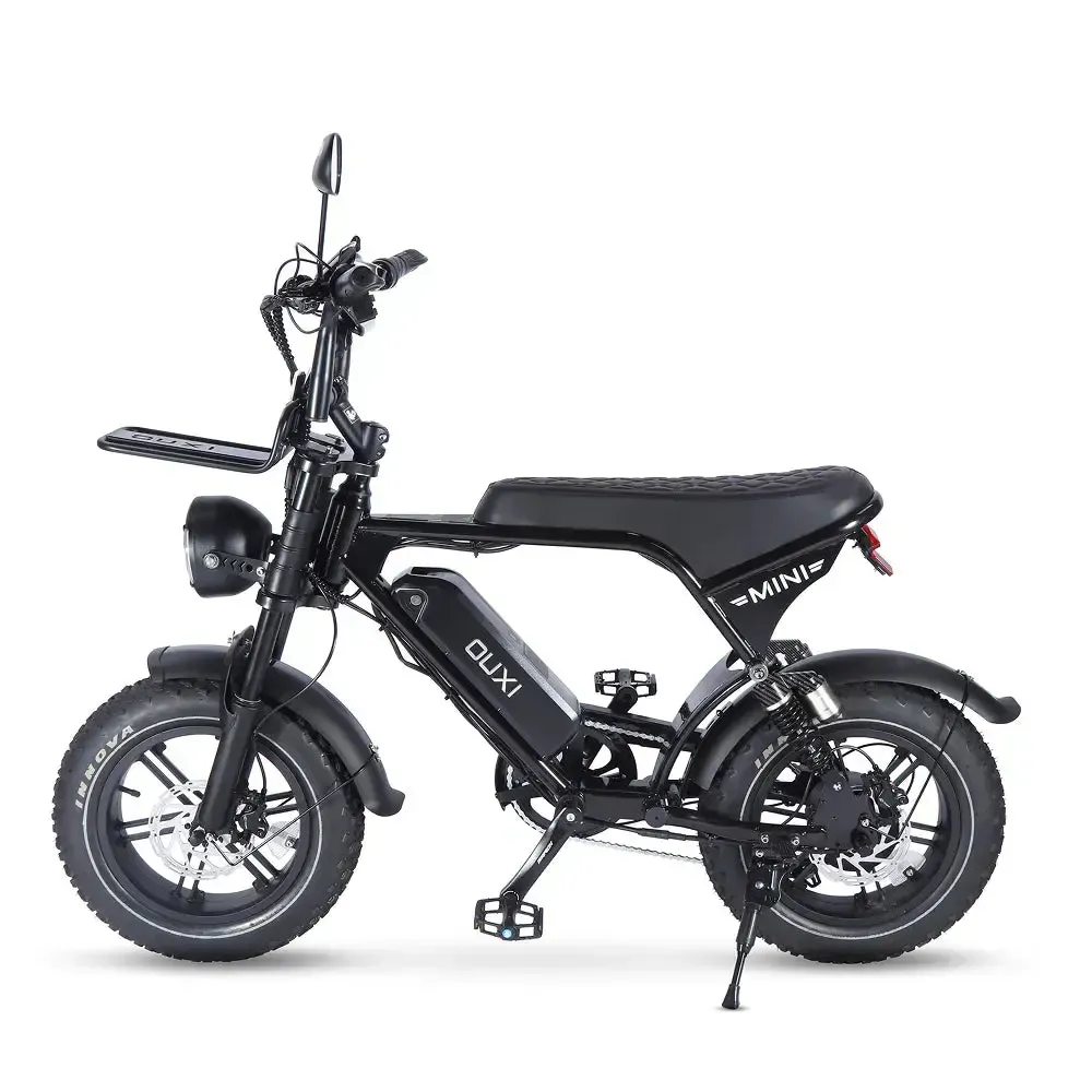 OUXI V8 Ultra Mini Zwart fatbike - foto 2