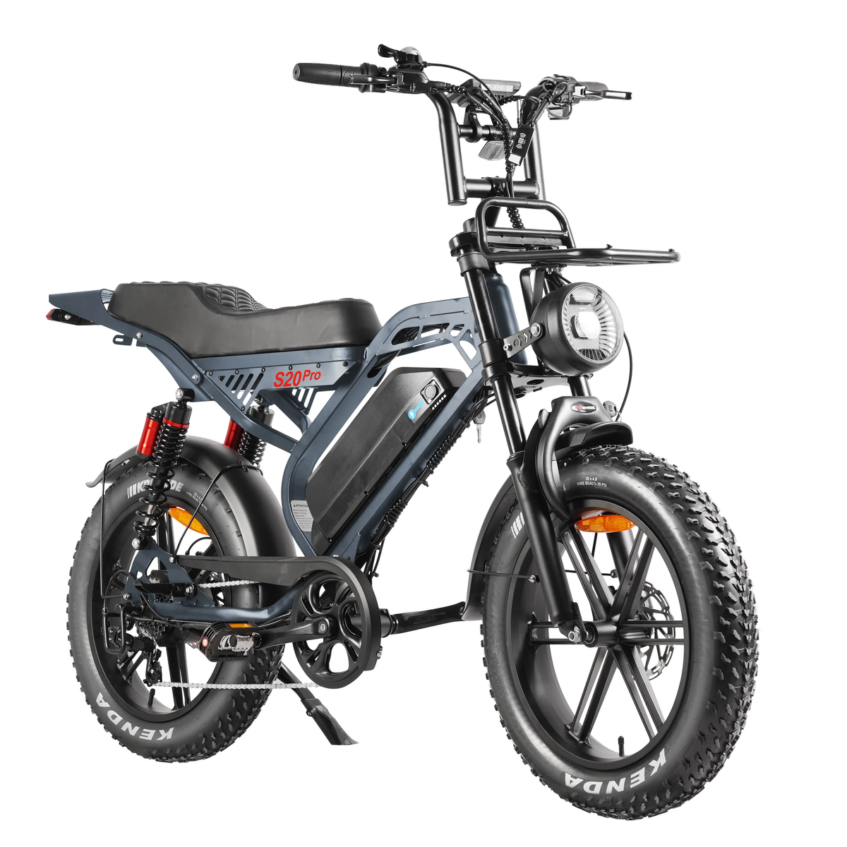 S20 Pro Donkergrijs fatbike - foto 2