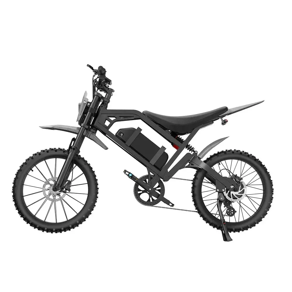 V20 Cross Zwart fatbike - foto 2