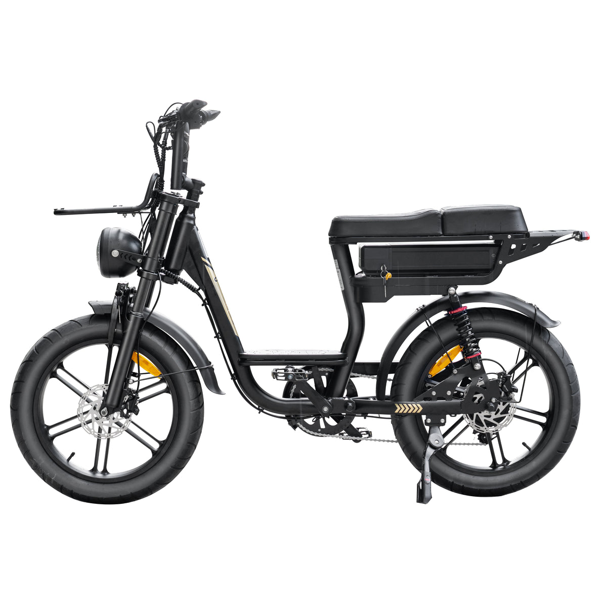 V20 Pro Comfort Zwart fatbike - remmen