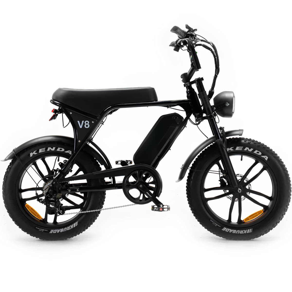 OUXI V8 Special Edition Zwart fatbike met accessoires - foto 2
