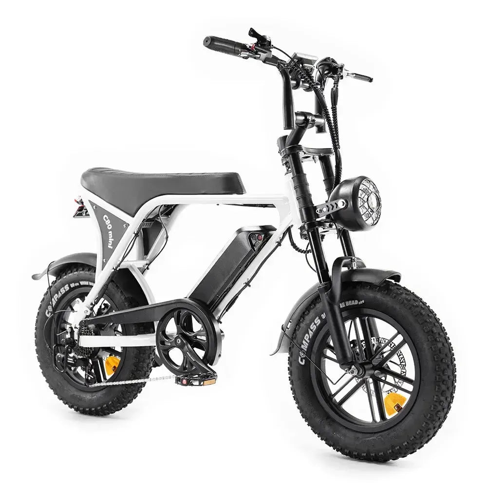 OUXI C80 Mini Wit fatbike - foto 2