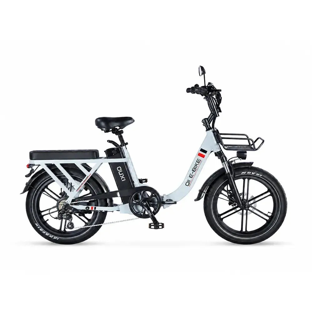 OUXI Q11 vouwfiets Lichtgrijs elektrische vouwfiets