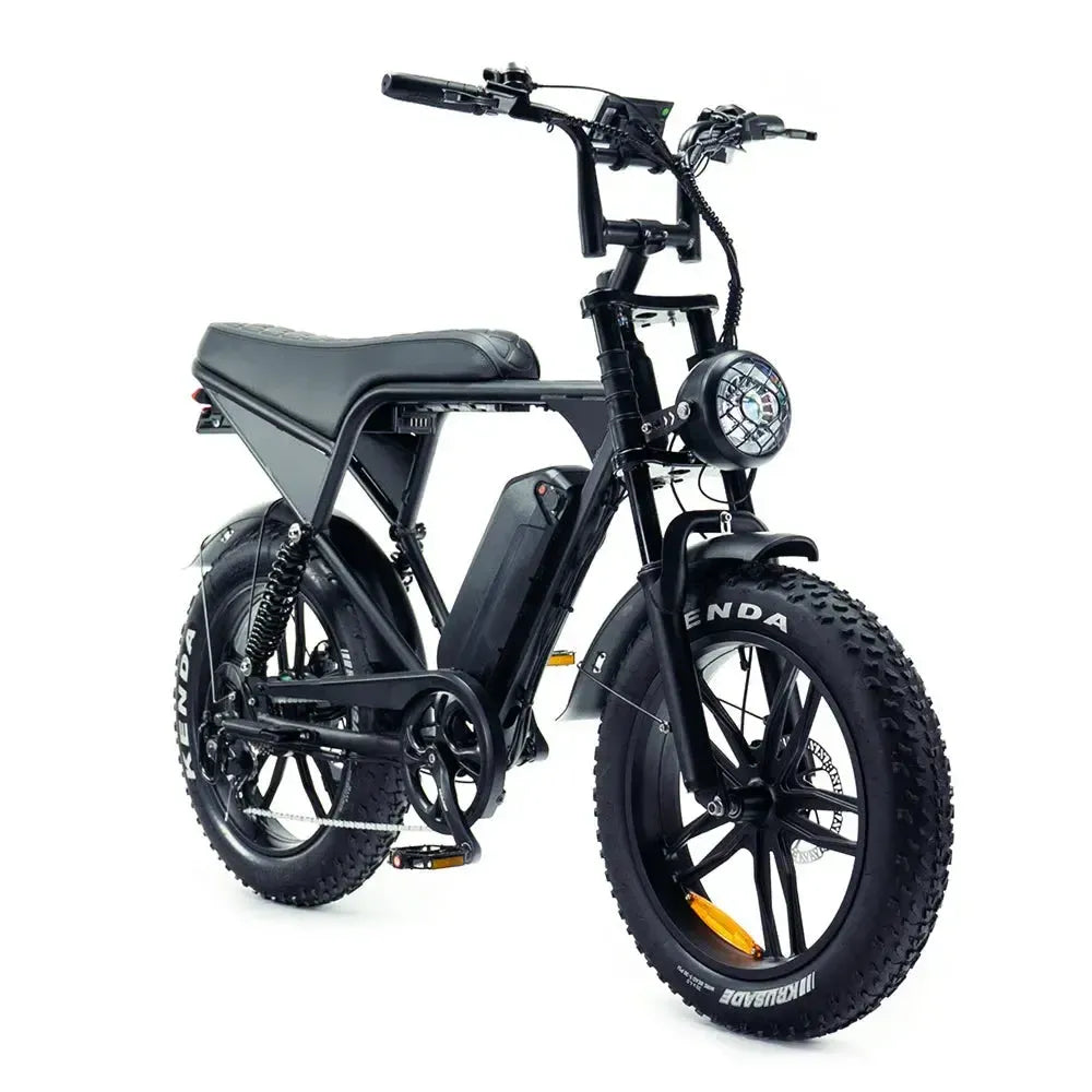 OUXI V8 Pro Max Zwart fatbike - foto 2