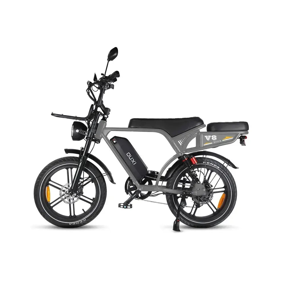 OUXI V8 Ultra Special Edition Donkergrijs fatbike met accessoires - foto 2