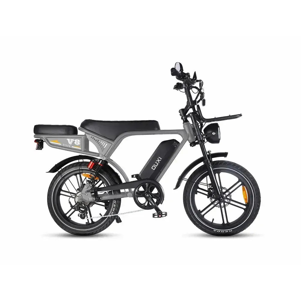 OUXI V8 Ultra Special Edition Donkergrijs fatbike met accessoires