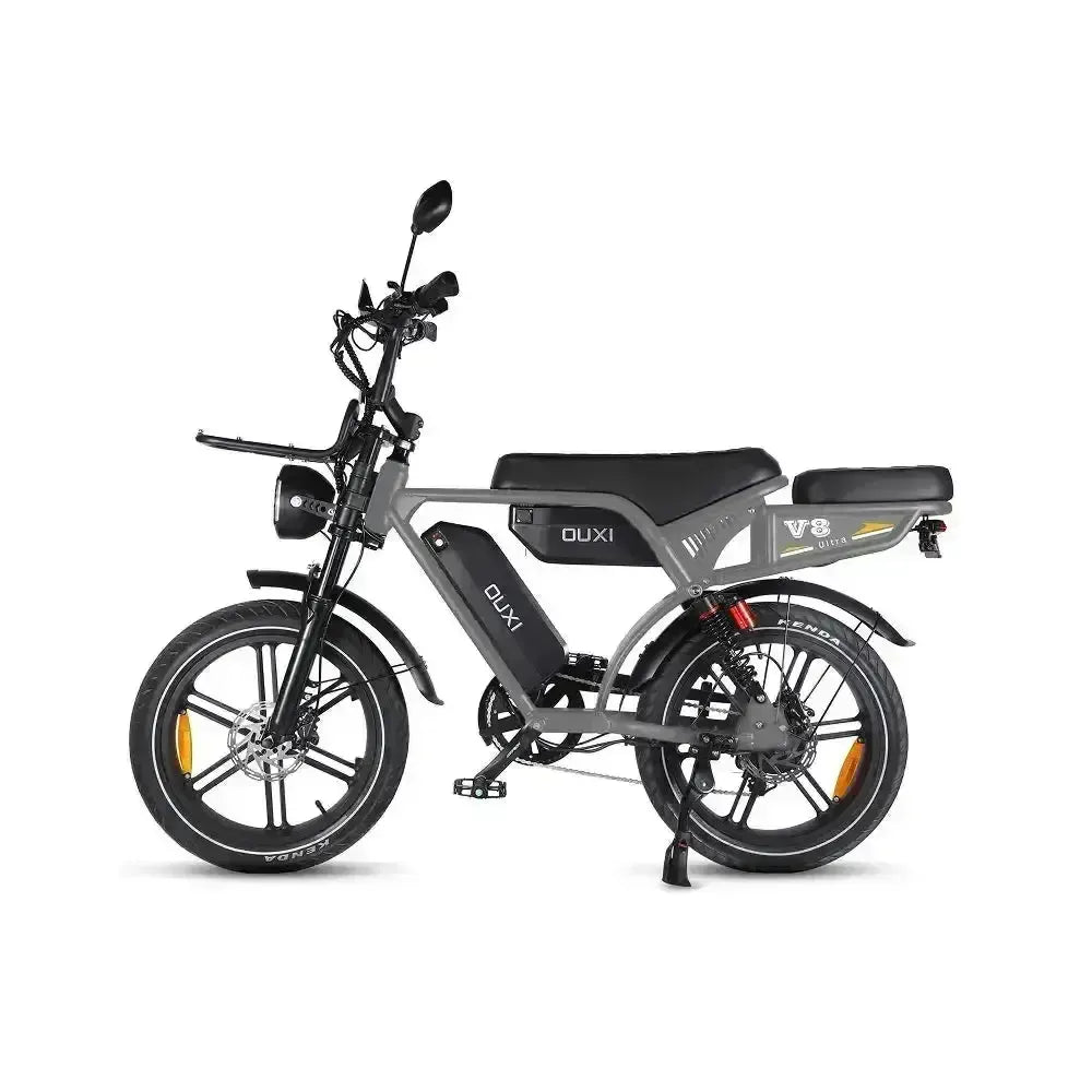 OUXI V8 Ultra Max Special Edition Donkergrijs fatbike met accessoires - foto 2