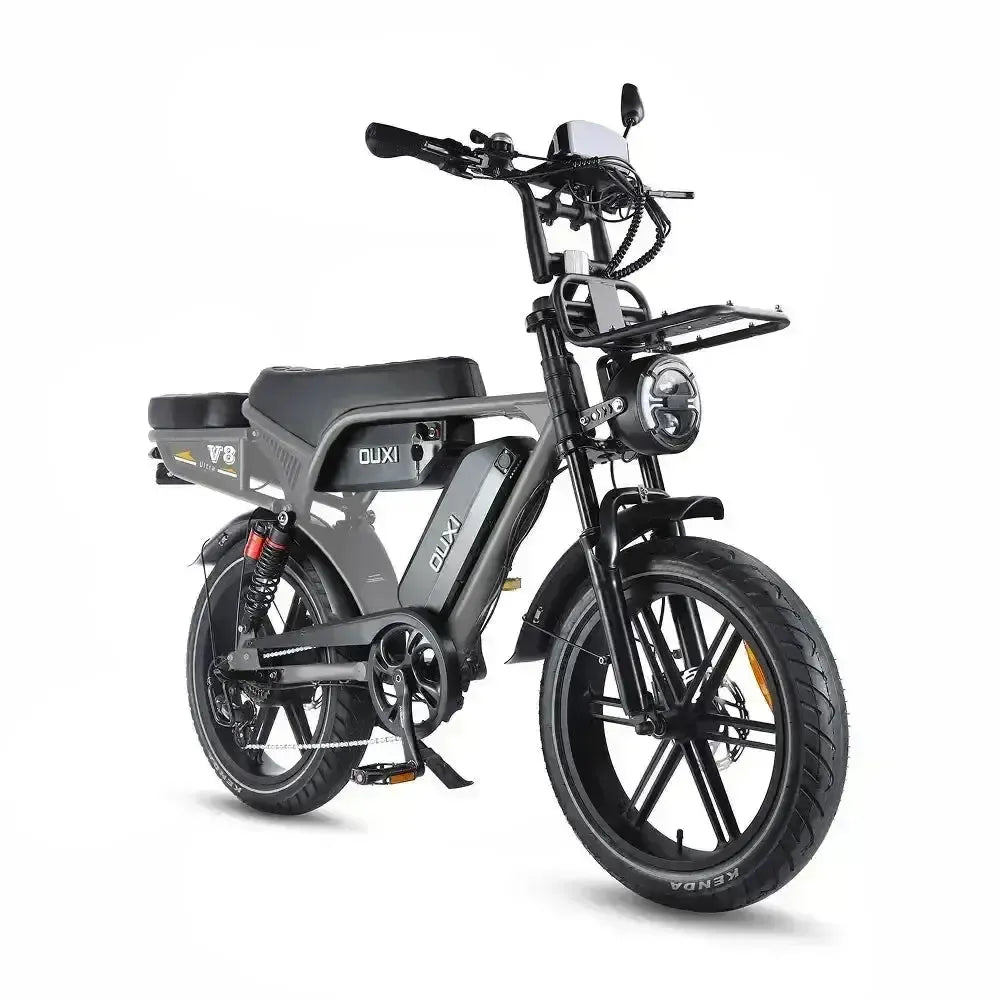 OUXI V8 Ultra Max Special Edition Donkergrijs fatbike met accessoires - foto 3