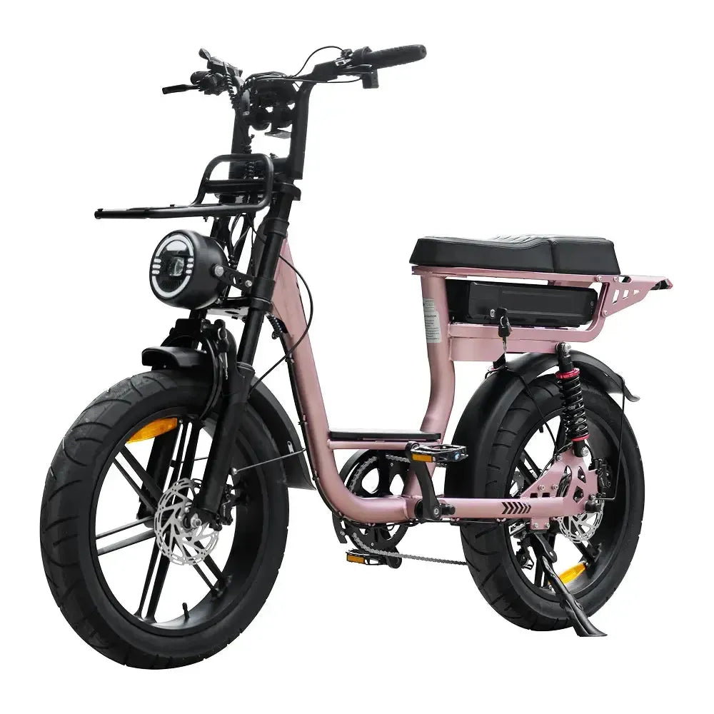 V20 Comfort Special Edition Rosé goud fatbike met accessoires - foto 2
