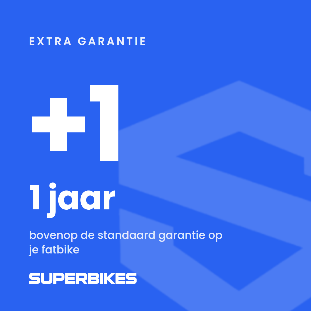 +1 jaar extra garantie