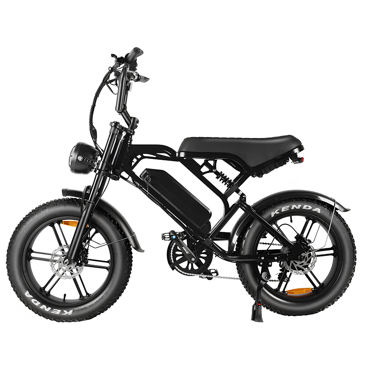 V20 Pro Zwart fatbike - remmen
