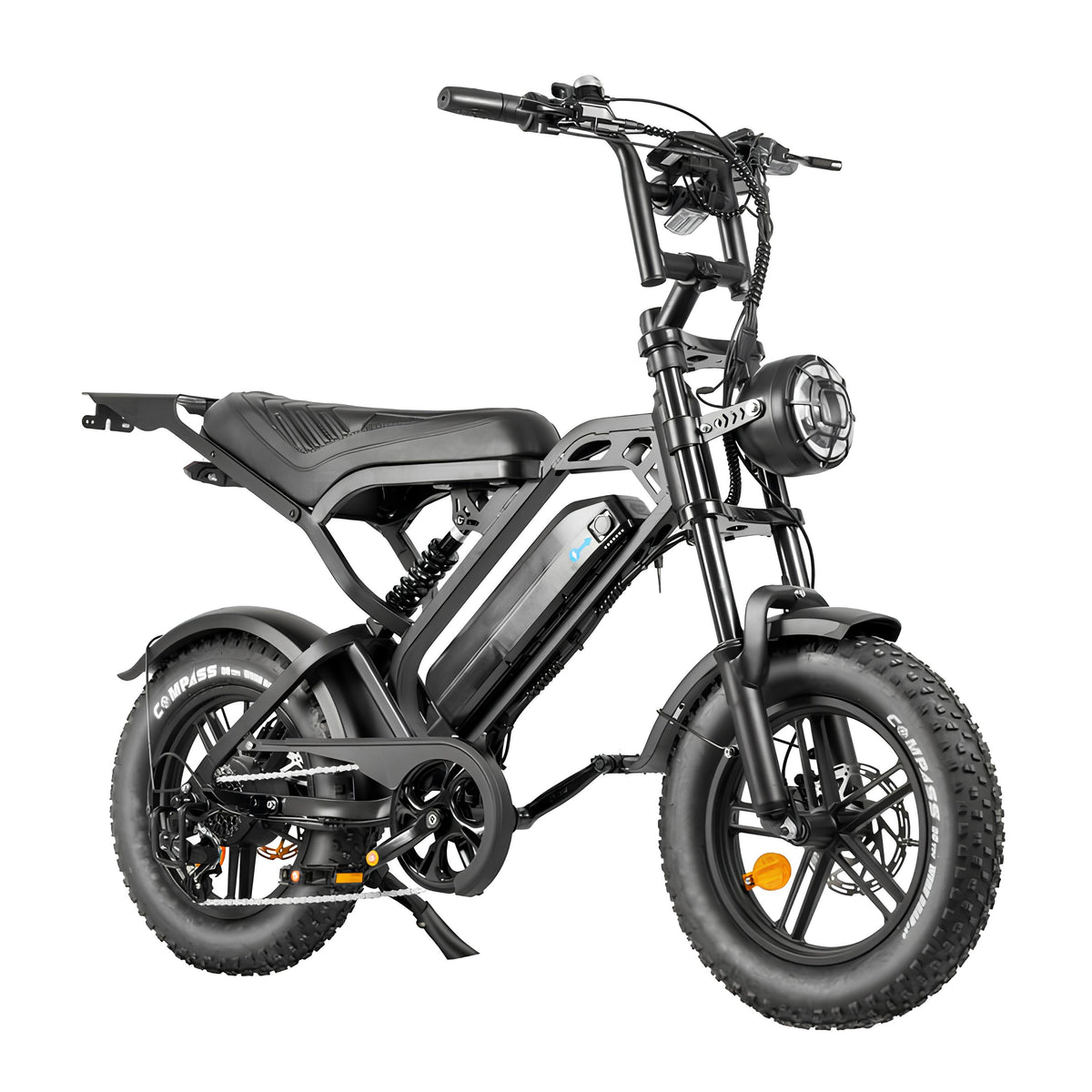 V20 Pro Mini Zwart fatbike - remmen