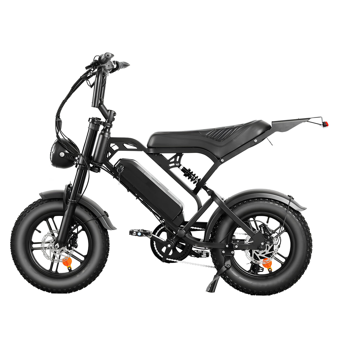 V20 Pro Mini Special Edition Zwart fatbike met accessoires - foto 6