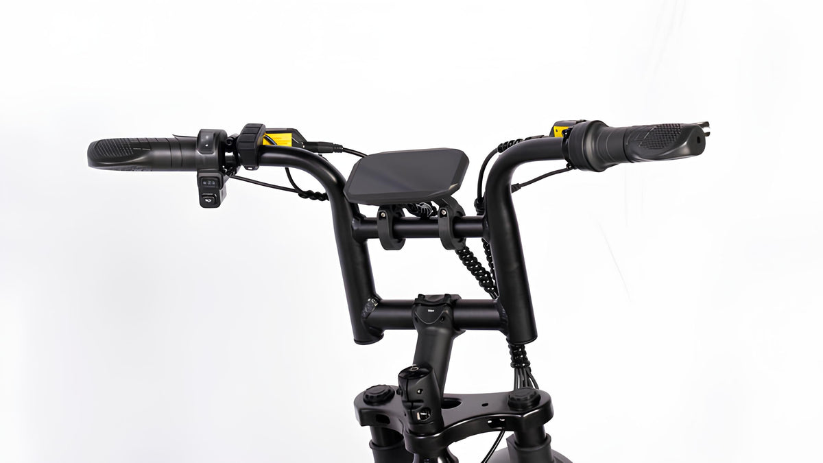 V20 Pro Mini Special Edition Zwart fatbike met accessoires - display