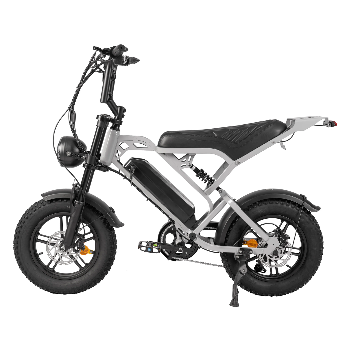 V20 Pro Mini Nardo grijs fatbike - foto 3