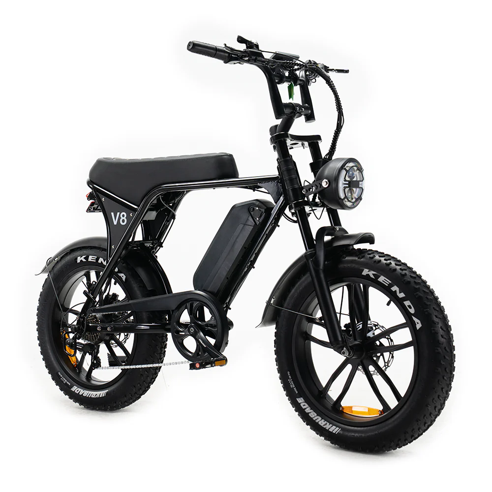 OUXI V8 Special Edition Zwart fatbike met accessoires - foto 3