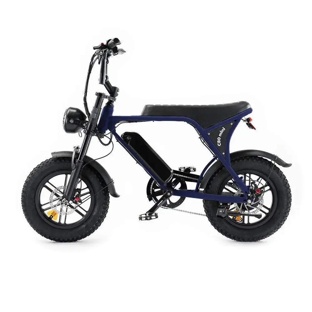 OUXI C80 Mini Blauw fatbike - foto 3