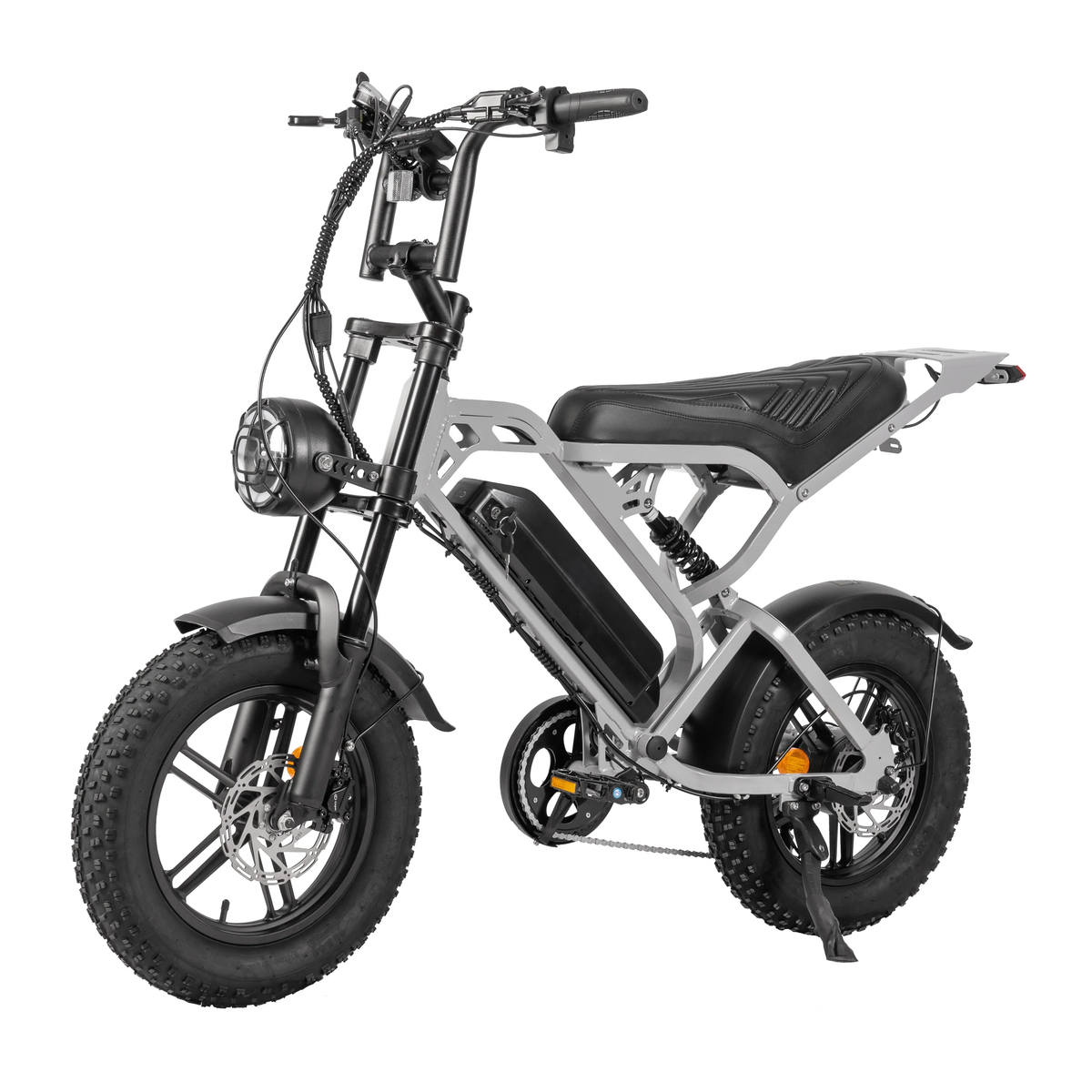 V20 Pro Mini Nardo grijs fatbike - foto 2