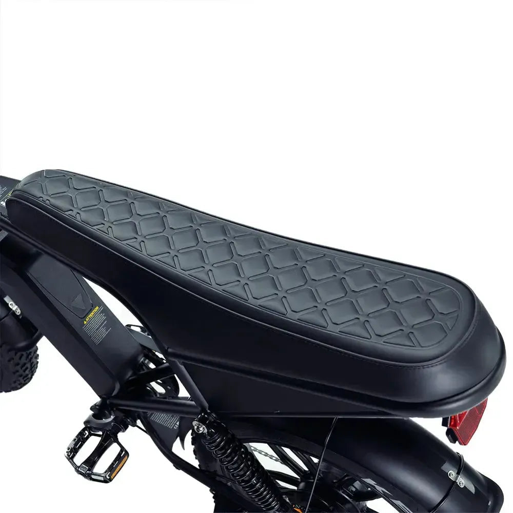 OUXI V8 Pro 24 inch Zwart fatbike - zadel
