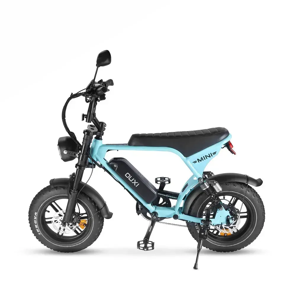OUXI V8 Ultra Mini Lichtblauw fatbike - foto 2