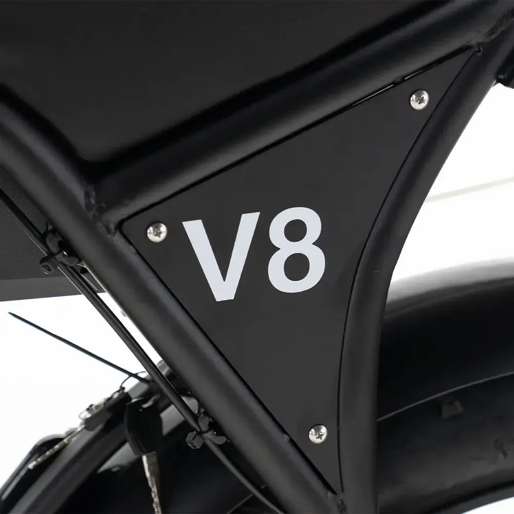OUXI V8 Max dubbele accu Zwart fatbike - foto 12