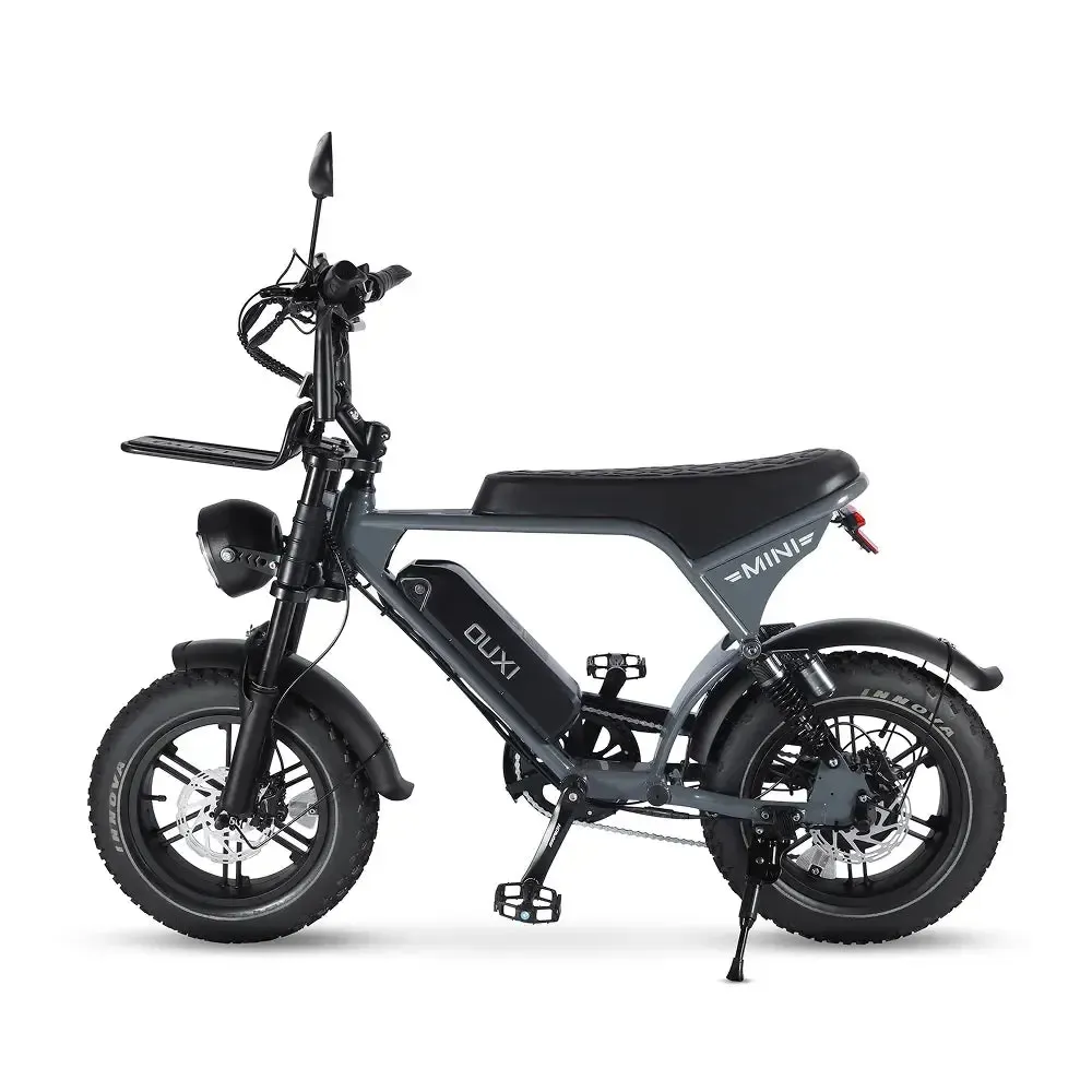 OUXI V8 Ultra Mini Grijs fatbike - foto 2