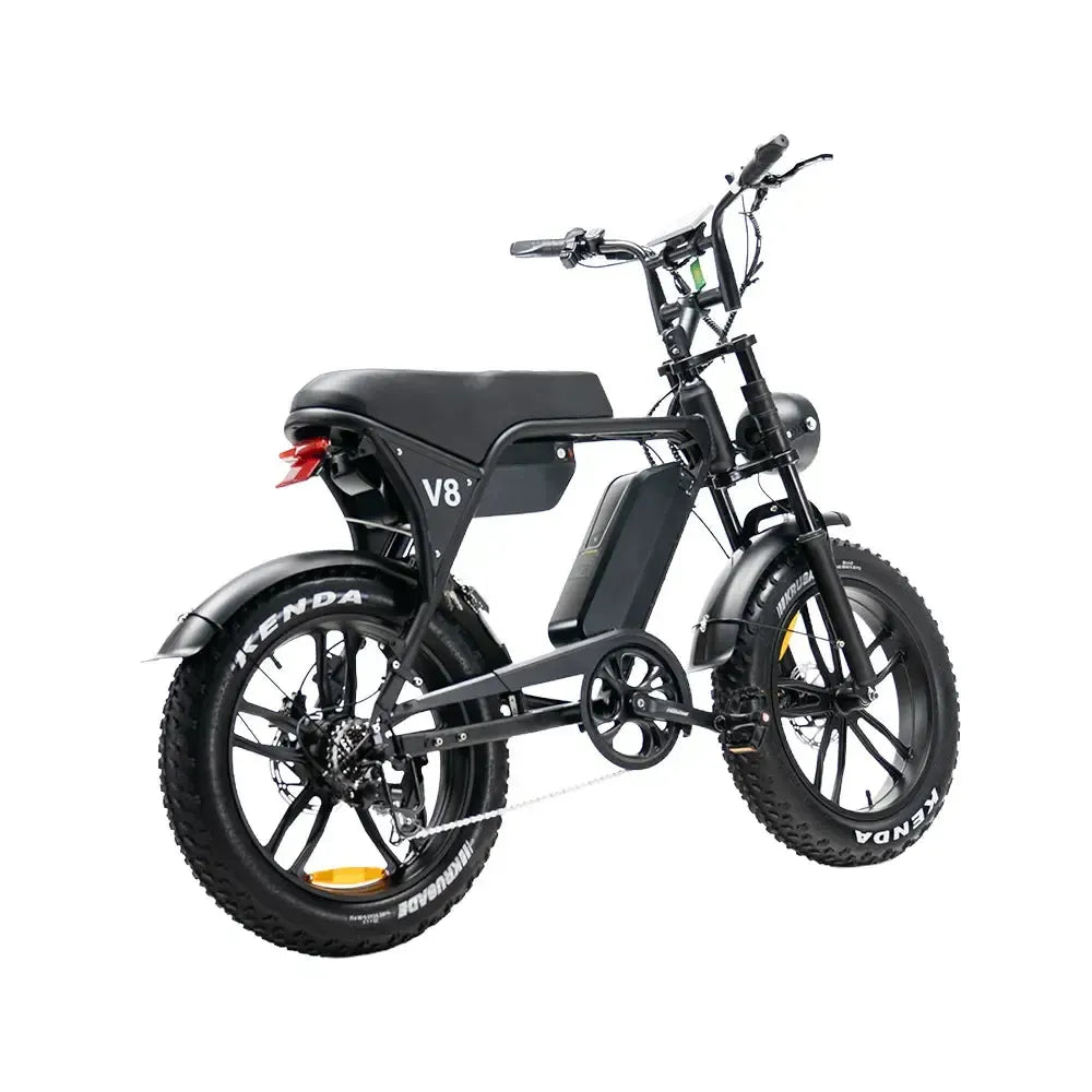 OUXI V8 Max dubbele accu Zwart fatbike - foto 8