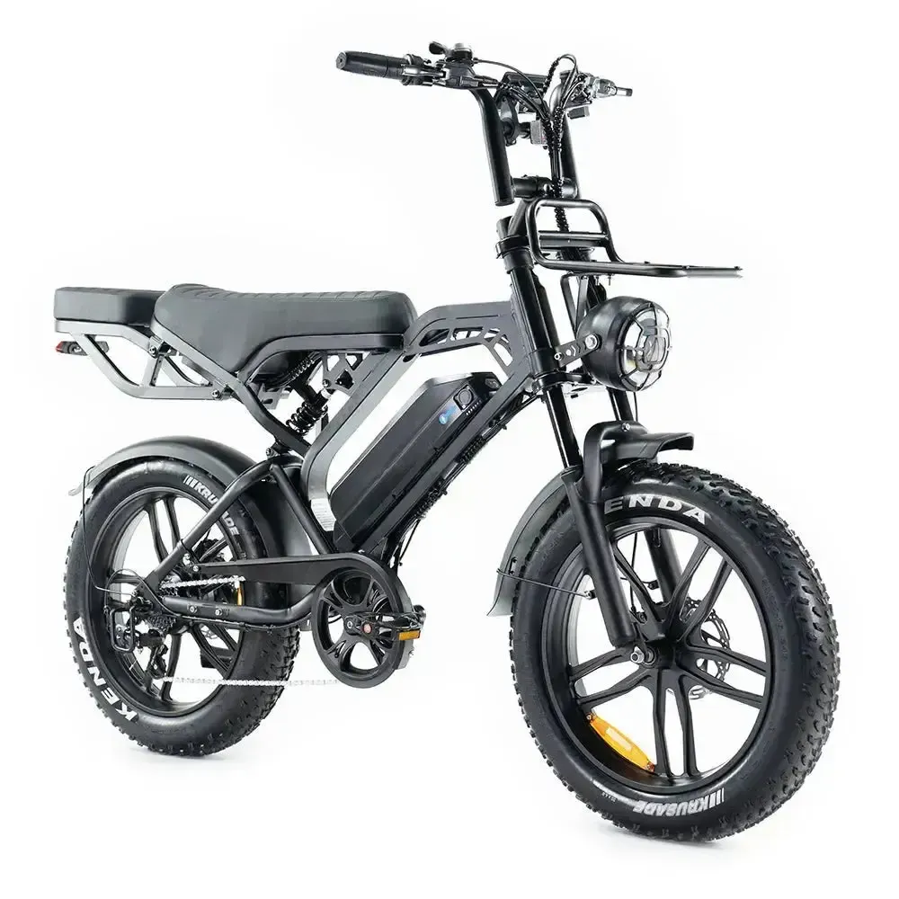 V20 Pro Special Edition Zwart fatbike met accessoires