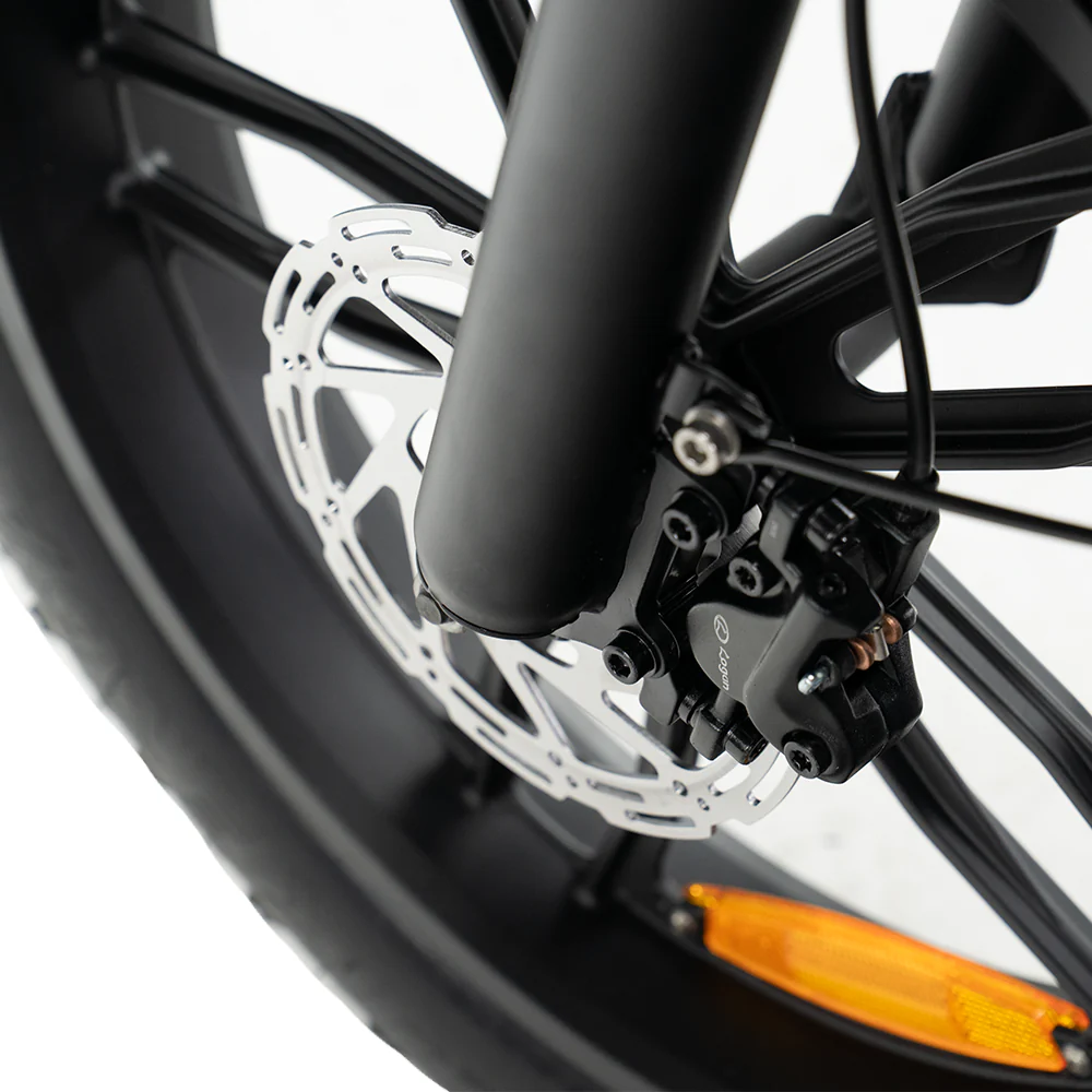 OUXI V8 Zwart fatbike - remmen
