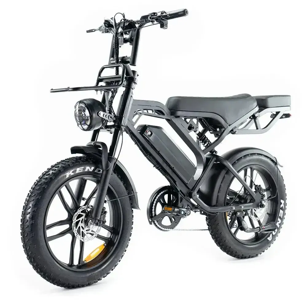 V20 Pro Special Edition Zwart fatbike met accessoires - foto 3
