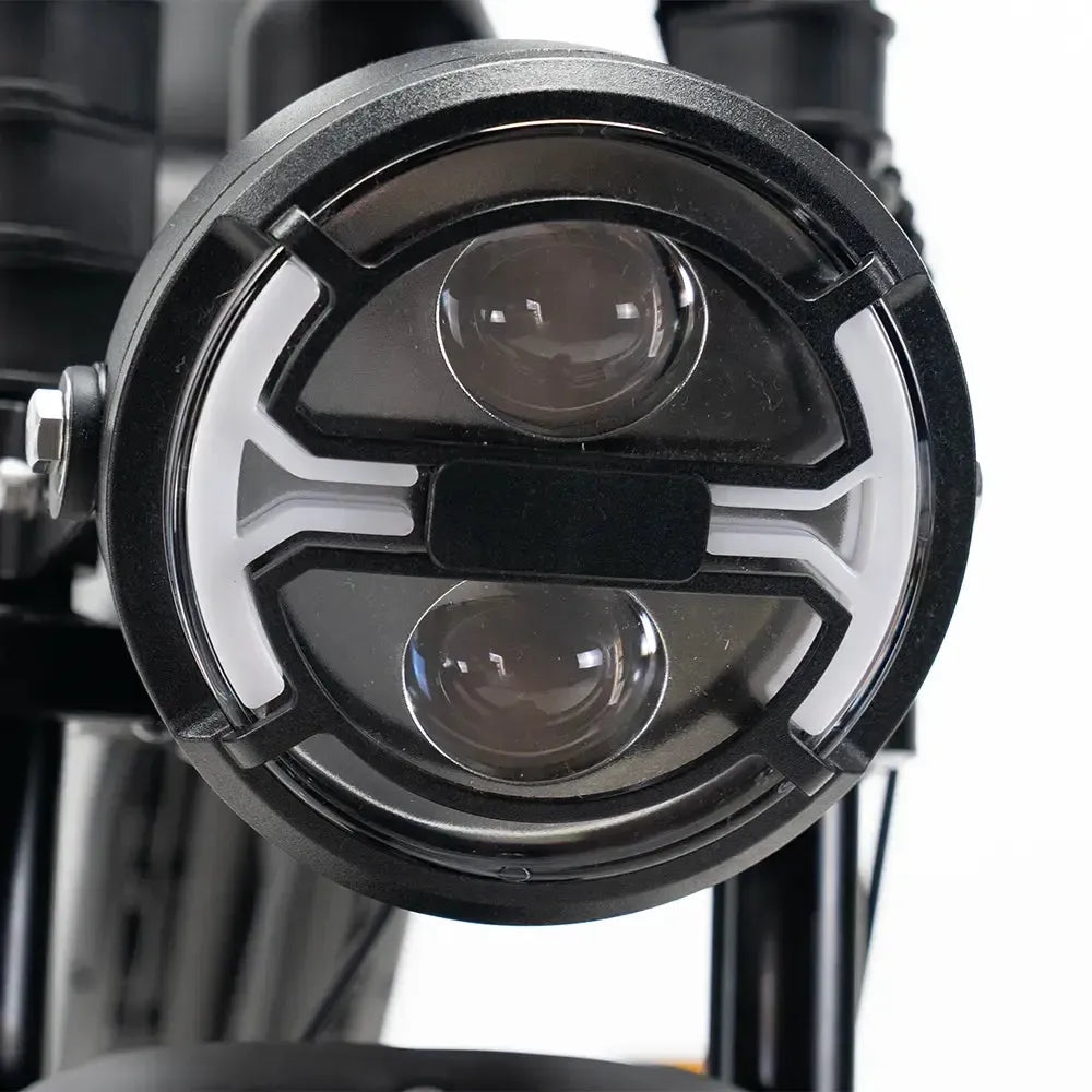 OUXI V8 Max dubbele accu Zwart fatbike - koplamp
