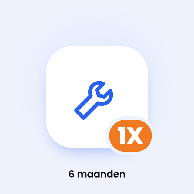Onderhoudspakket 1x (6 maanden)