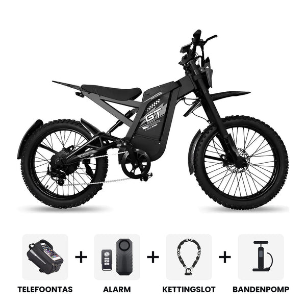 OUXI GT-2000 Special Edition Grijs fatbike - inclusief accessoires en 3 jaar garantie